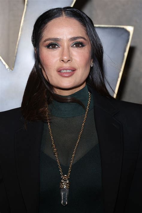 salma hayek yves saint laurent|Salma Hayek maxi dress.